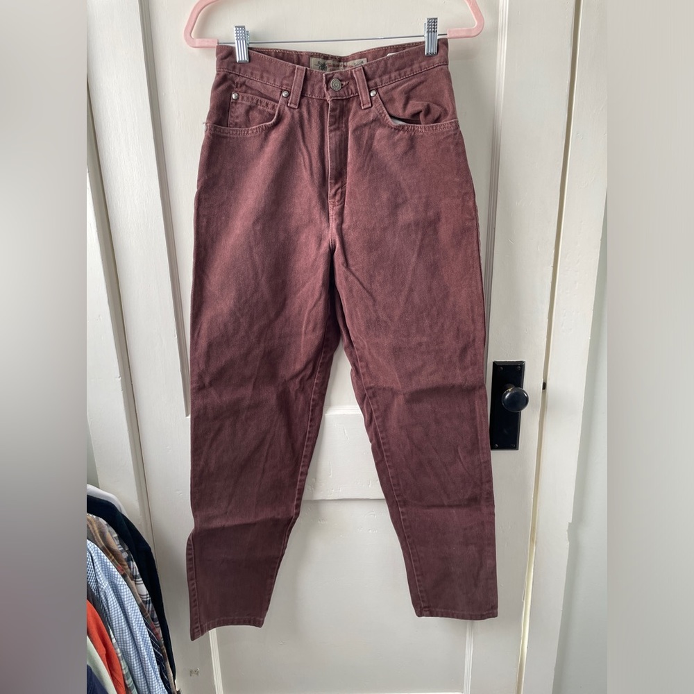 🌵VINTAGE 80s Levi’s Denim Jeans Brown Size 8 (Modern 4)